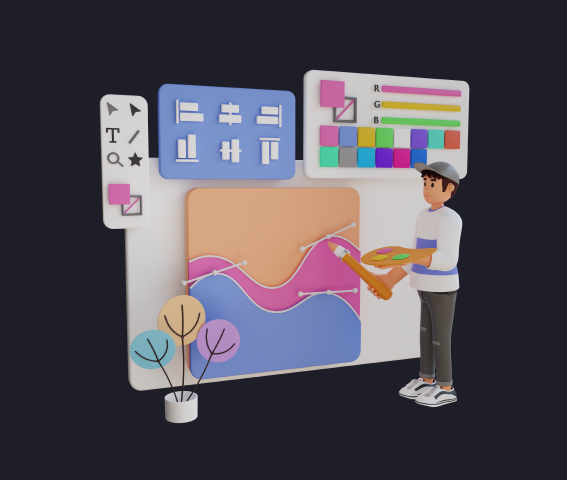 Visual design showcase